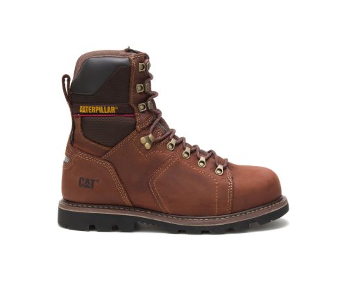 Botas De Seguridad Caterpillar CAT Alaska 2.0 8" Waterproof Thinsulate™ Steel Toe Hombre Cobra | CAT-271ED