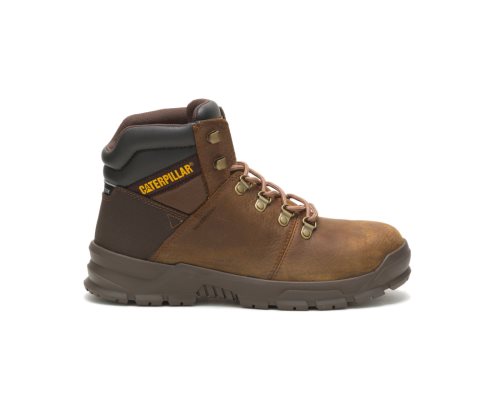 Botas De Seguridad Caterpillar CAT Charge Waterproof Alloy Toe Hombre Marrones | CAT-027EC