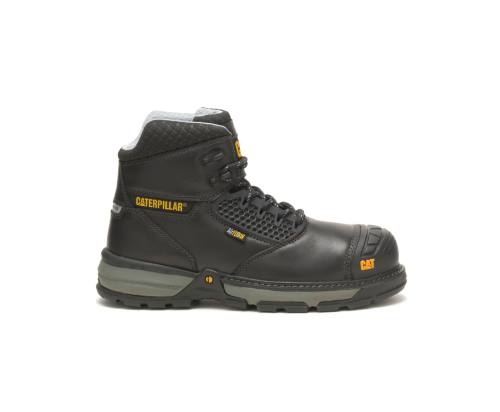 Botas De Seguridad Caterpillar CAT Excavator Superlite Cool Carbon Composite Toe Hombre Negras | CAT-785KO