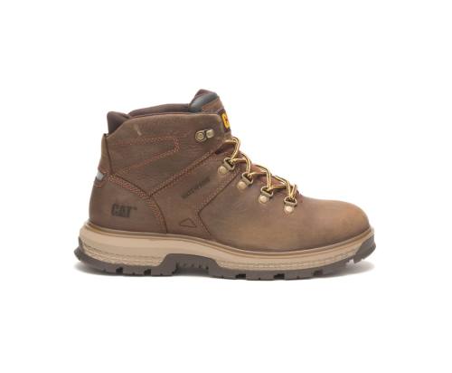 Botas De Seguridad Caterpillar CAT Exposition Hiker Waterproof Hombre Marrones | CAT-789KO