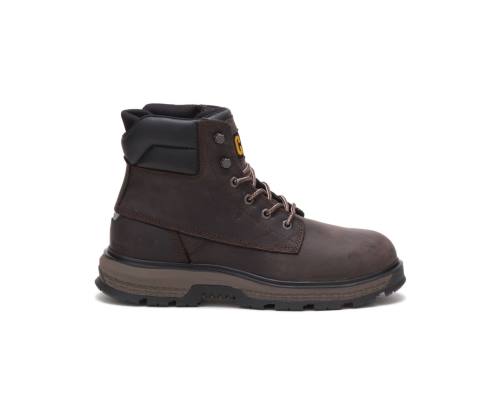 Botas De Seguridad Caterpillar CAT Exposition 6" Alloy Toe Static Dissipative Hombre Cafe | CAT-795KO