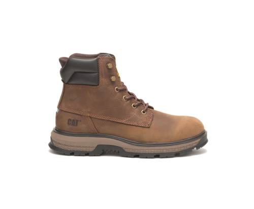 Botas De Seguridad Caterpillar CAT Exposition 6" Hombre Marrones | CAT-796KO