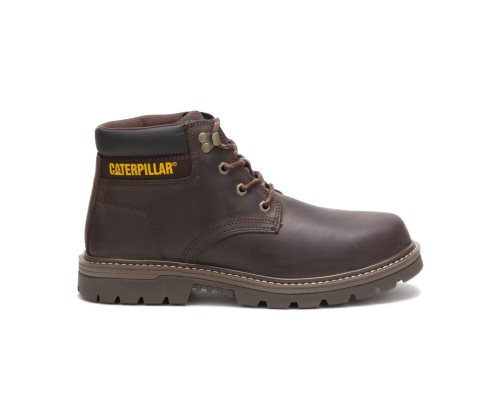 Botas De Seguridad Caterpillar CAT Outbase Steel Toe Hombre Cafe | CAT-237JB