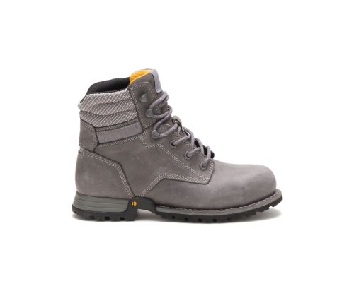 Botas De Seguridad Caterpillar CAT Paisley 6" Steel Toe Mujer Gris | CAT-208NE