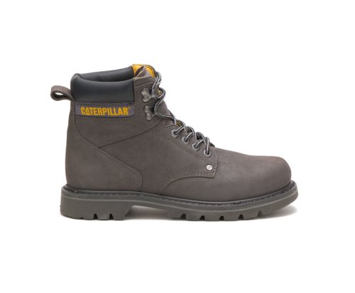 Botas De Seguridad Caterpillar CAT Second Shift Steel Toe Hombre Gris | CAT-605CB