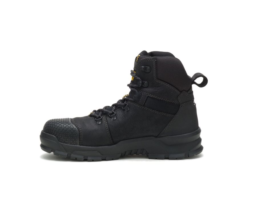 Botas De Seguridad Caterpillar CAT Accomplice X Waterproof Steel Toe Hombre Negras | CAT-107KB