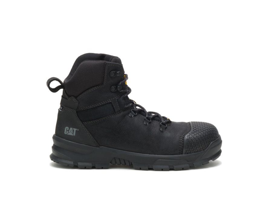 Botas De Seguridad Caterpillar CAT Accomplice X Waterproof Steel Toe Hombre Negras | CAT-107KB