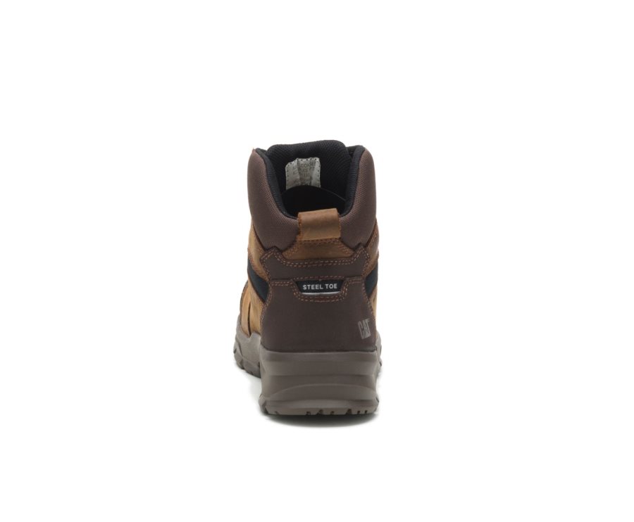 Botas De Seguridad Caterpillar CAT Accomplice X Waterproof Steel Toe Hombre Marrones | CAT-128FX