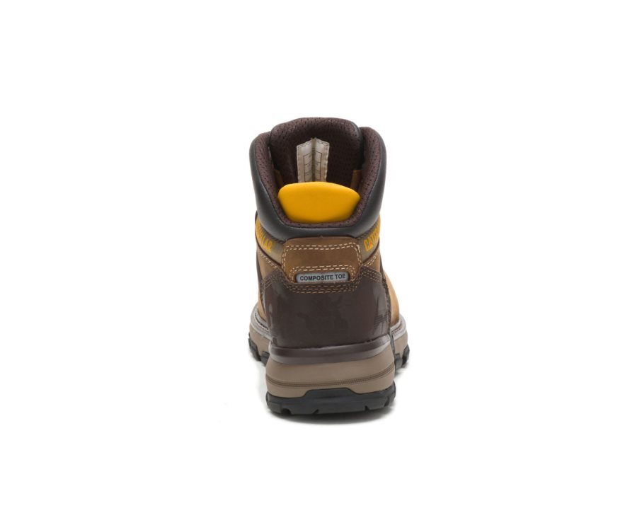 Botas De Seguridad Caterpillar CAT Excavator Superlite Waterproof Nano Toe Hombre Verde Menta | CAT-690AM