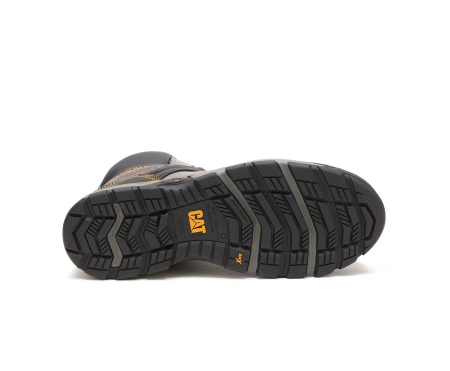 Botas De Seguridad Caterpillar CAT Excavator Superlite Waterproof Carbon Composite Toe Hombre Azules Gris | CAT-801KO