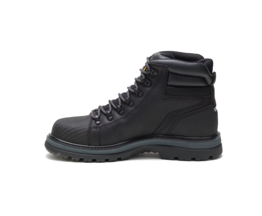 Botas De Seguridad Caterpillar CAT Foxfield Steel Toe Hombre Negras | CAT-869XA