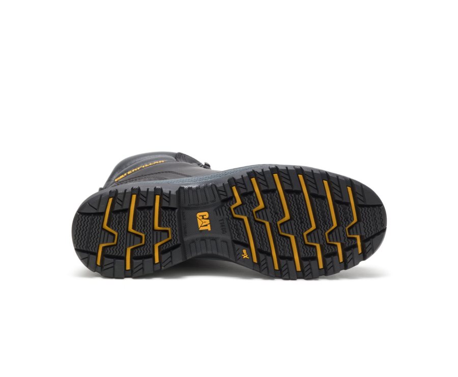 Botas De Seguridad Caterpillar CAT Foxfield Steel Toe Hombre Negras | CAT-869XA