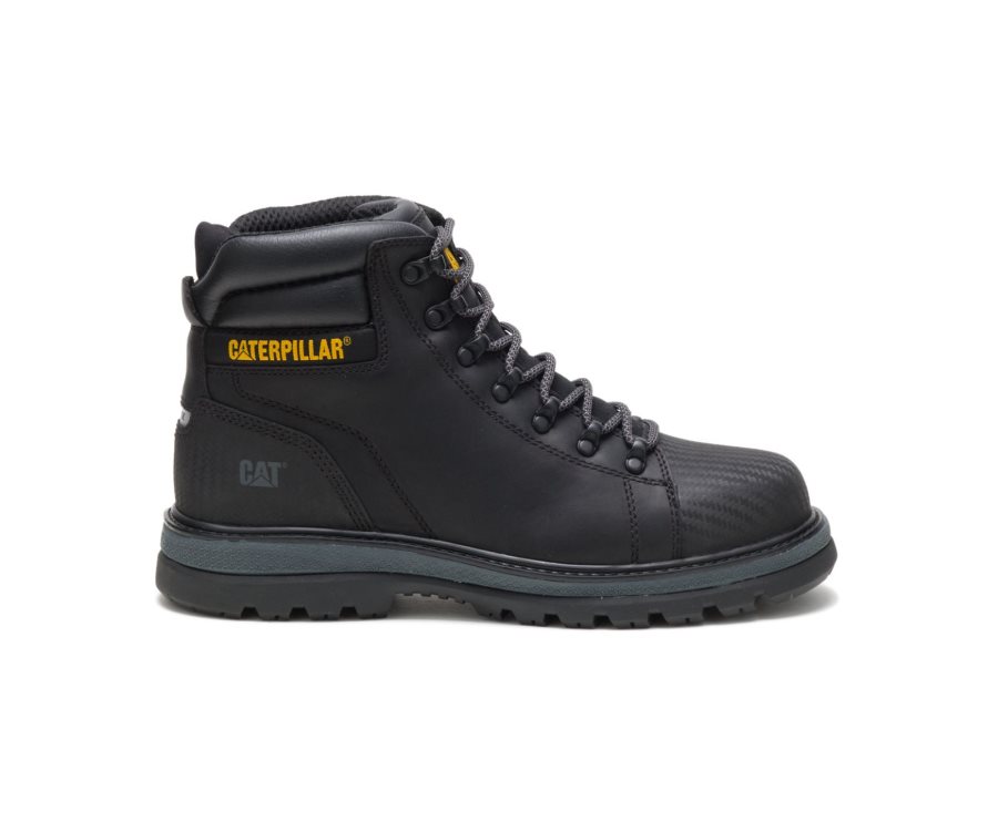 Botas De Seguridad Caterpillar CAT Foxfield Steel Toe Hombre Negras | CAT-869XA