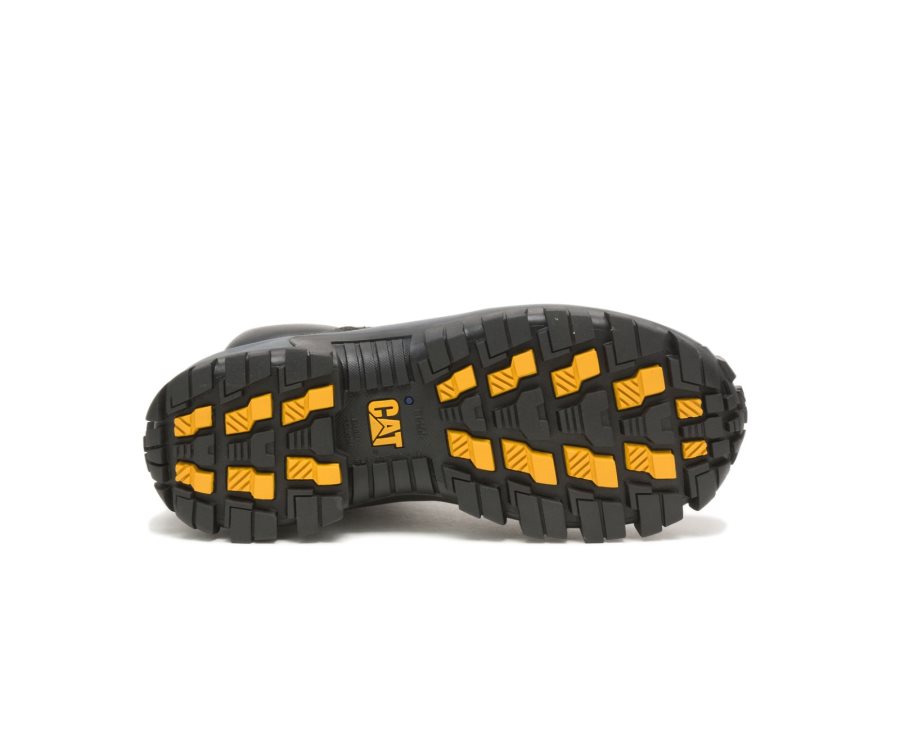 Botas De Seguridad Caterpillar CAT Invader Hi Steel Toe Hombre Negras | CAT-856QU