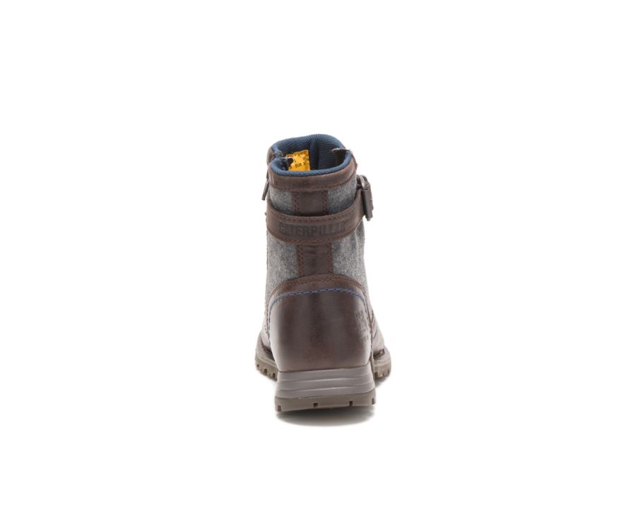 Botas De Seguridad Caterpillar CAT Jace Steel Toe Mujer Cafe | CAT-952FT