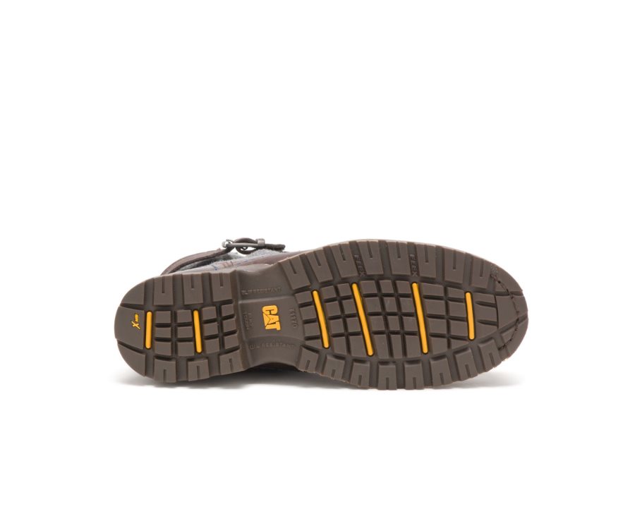 Botas De Seguridad Caterpillar CAT Jace Steel Toe Mujer Cafe | CAT-952FT