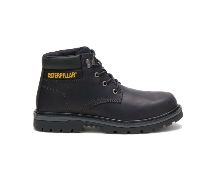 Botas De Seguridad Caterpillar CAT Outbase Steel Toe Hombre Negras | CAT-057OE