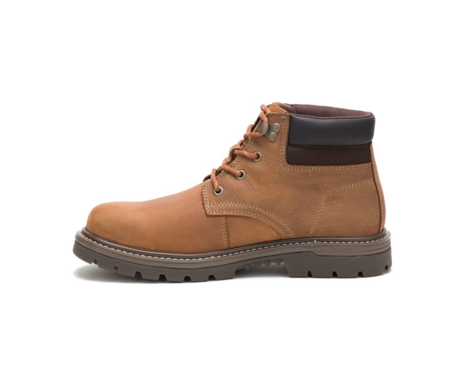 Botas De Seguridad Caterpillar CAT Outbase Waterproof Hombre Marrones | CAT-325IT