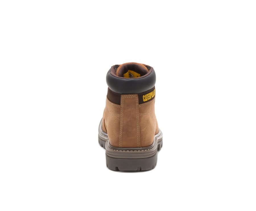 Botas De Seguridad Caterpillar CAT Outbase Waterproof Hombre Marrones | CAT-325IT