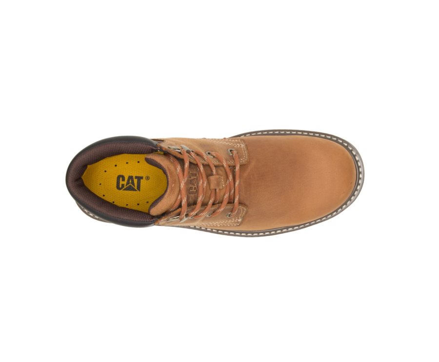 Botas De Seguridad Caterpillar CAT Outbase Waterproof Hombre Marrones | CAT-325IT