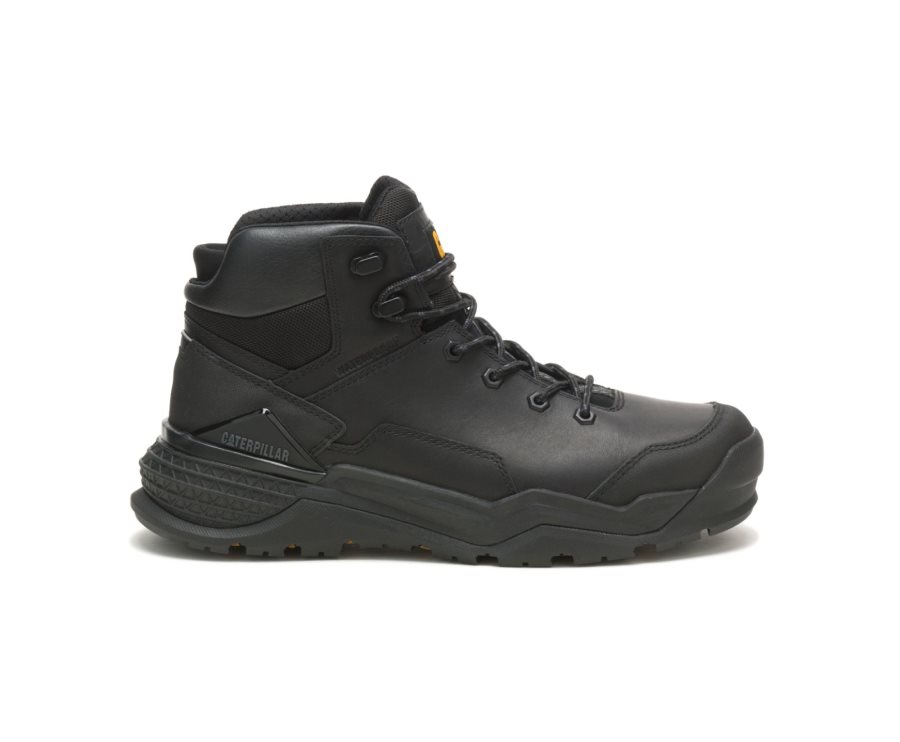 Botas De Seguridad Caterpillar CAT Provoke Mid Waterproof Hombre Negras | CAT-827WF