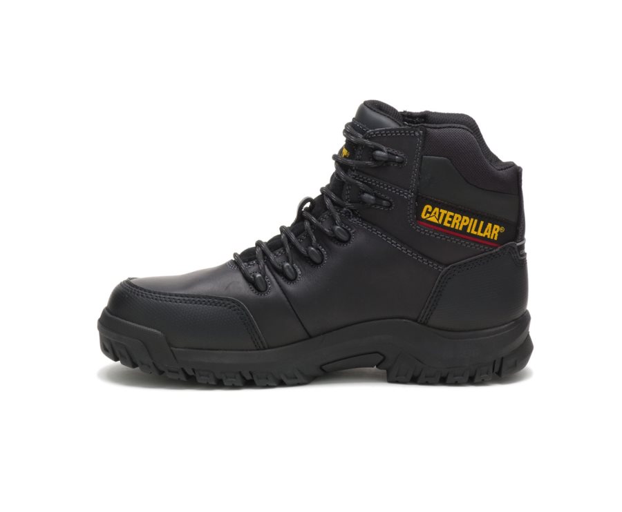 Botas De Seguridad Caterpillar CAT Resorption Waterproof Composite Toe Hombre Negras | CAT-679HC