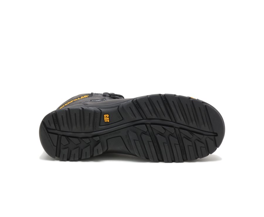 Botas De Seguridad Caterpillar CAT Resorption Waterproof Composite Toe Hombre Negras | CAT-679HC