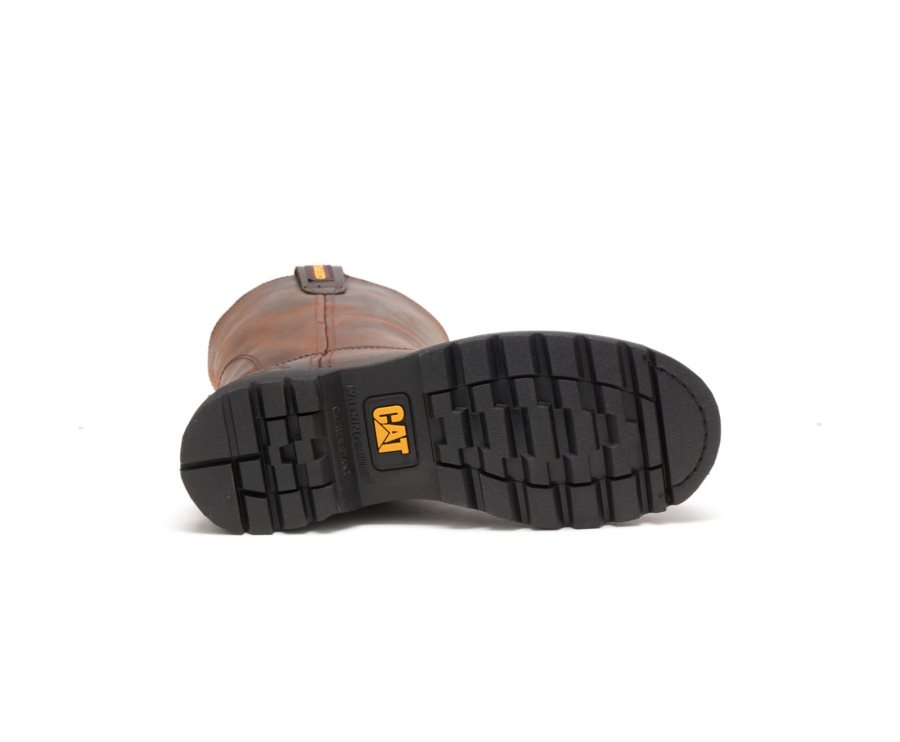 Botas De Seguridad Caterpillar CAT Revolver Hombre Marrones | CAT-785CO