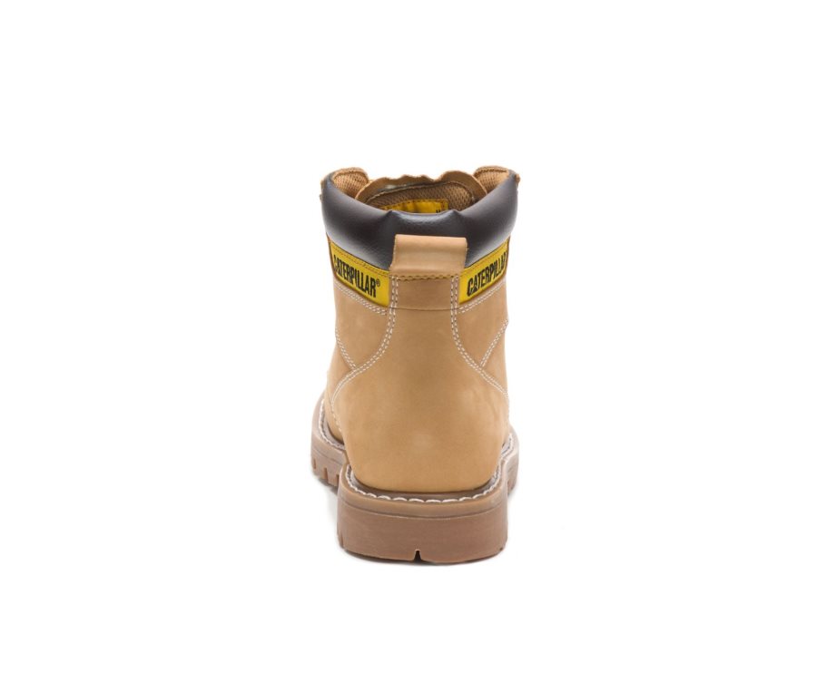 Botas De Seguridad Caterpillar CAT Second Shift Hombre Marrones | CAT-746IQ