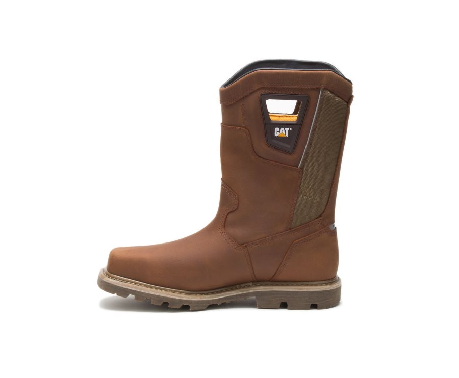 Botas De Seguridad Caterpillar CAT Stillwell Waterproof Steel Toe Hombre Cobra | CAT-481OV