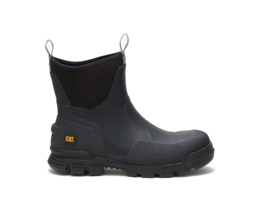 Botas De Seguridad Caterpillar CAT Stormers 6" Steel Toe Hombre Negras | CAT-475IJ