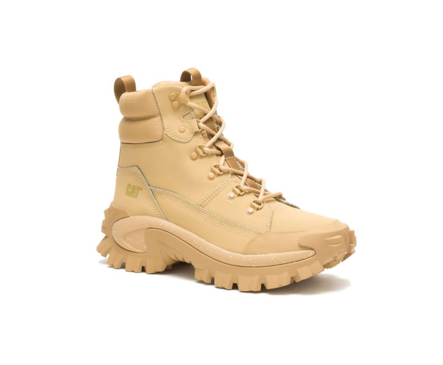 Botas De Seguridad Caterpillar CAT Trespass Hombre Amarillo Oscuro | CAT-846KO