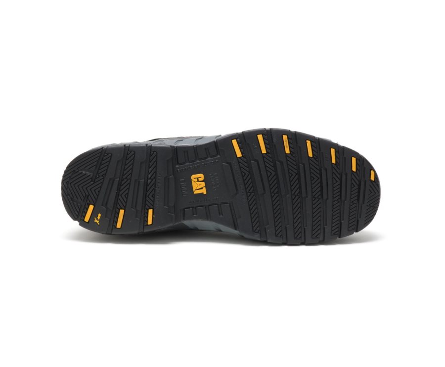 Zapatillas Caterpillar CAT Streamline Cuero Composite Toe Hombre Negras | CAT-093GF