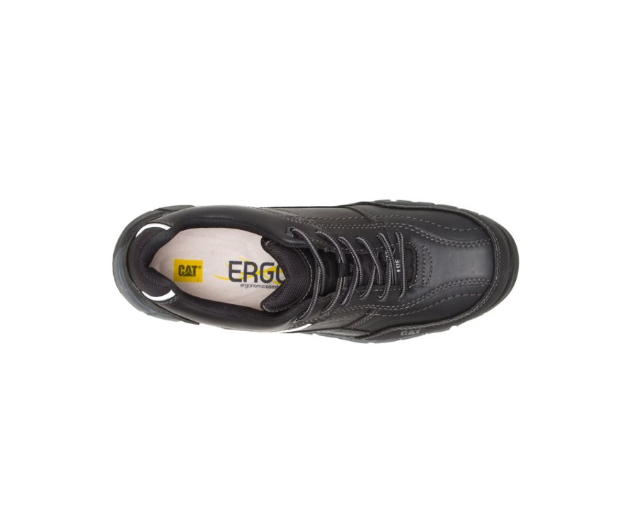 Zapatillas Caterpillar CAT Streamline Cuero Composite Toe Hombre Negras | CAT-093GF